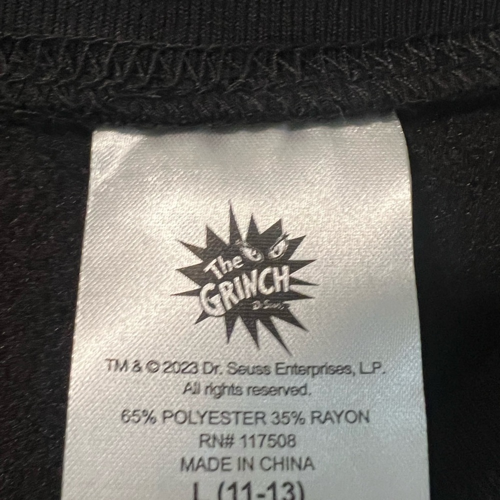 Black Grinch Graphic Sweater - Picture 3 of 3